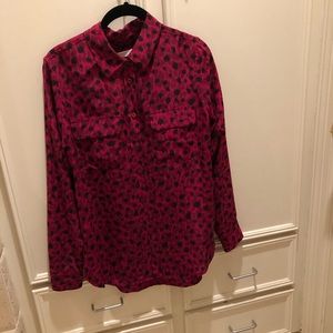 Equipment silk blouse